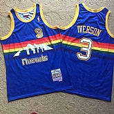 Nuggets 3 Allen Iverson Blue 2006 07 Hardwood Classics Swingman Jersey Mixiu,baseball caps,new era cap wholesale,wholesale hats